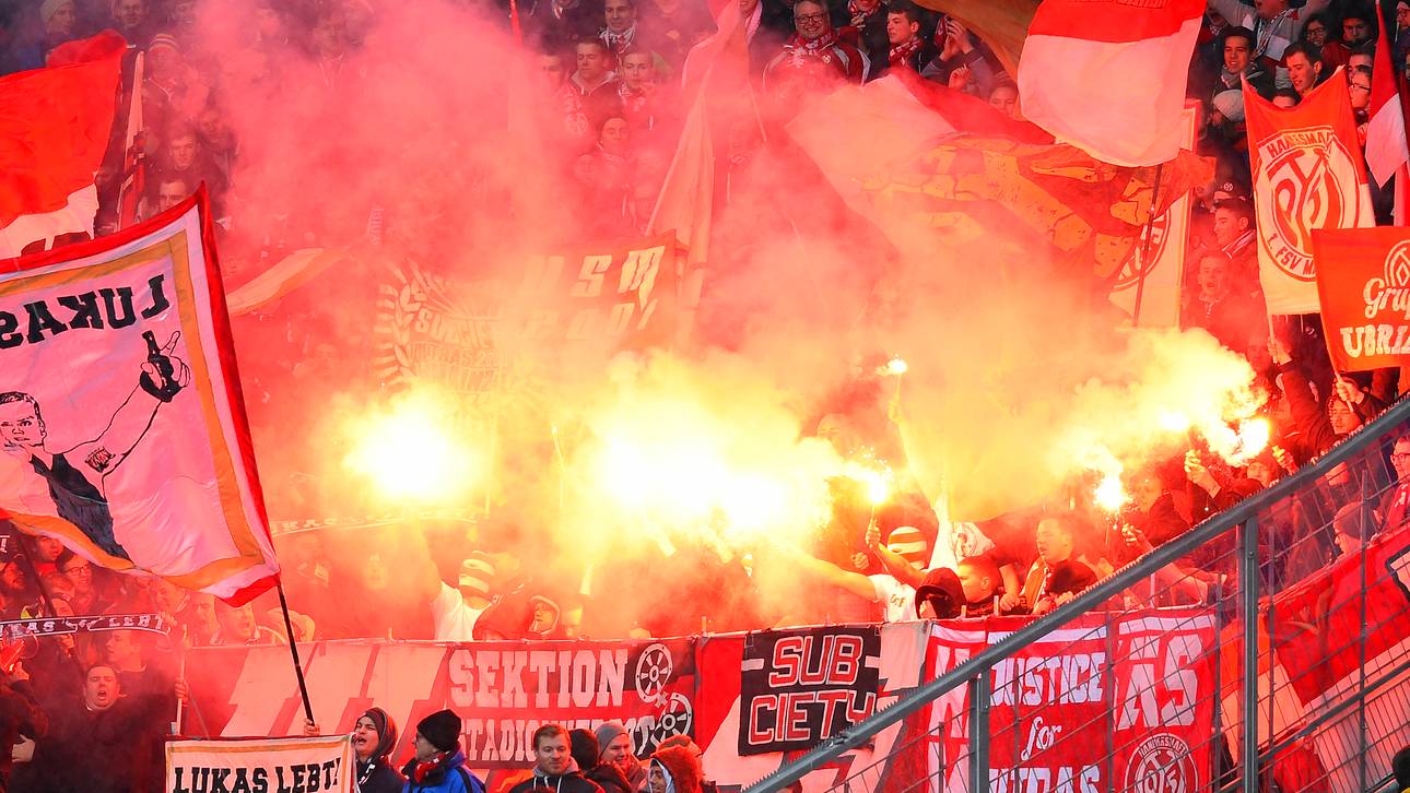 Pyrotechnik: Harte Strafe für Mainz