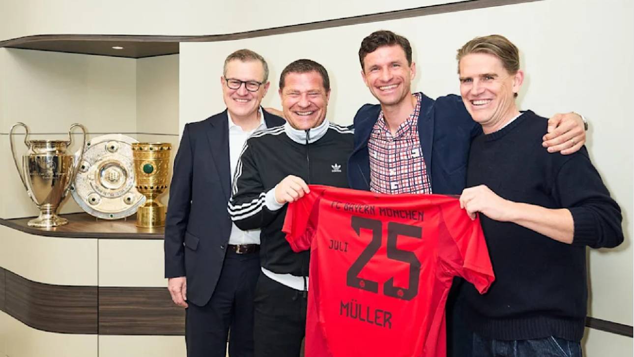 So verkündete der FCB Müllers Mini-Verlängerung