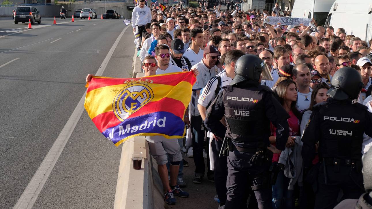25 Verletzte vor Derby in Madrid