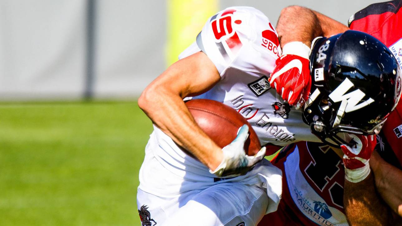 Clemens Erlsbacher gelang der einzige Touchdown der Partie