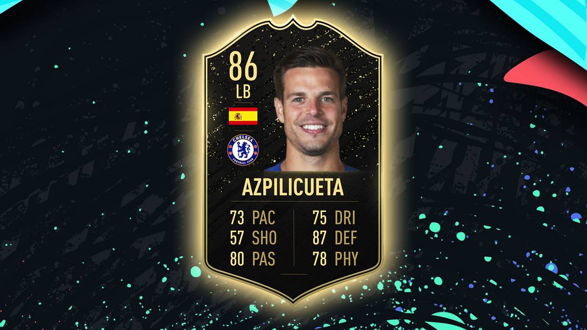 César Azpilicueta (FC Chelsea), Linker Verteidiger: 86 (+2) 