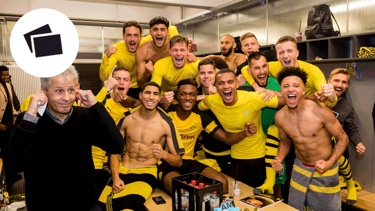 Die Story hinter Favres Kabinenbild