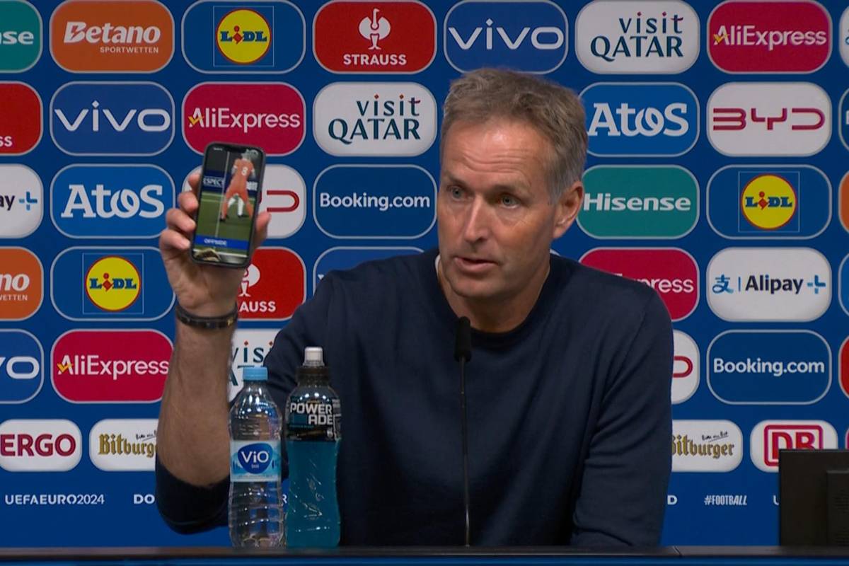 Dänen-Coach tobt - und zeigt Szene am Handy!