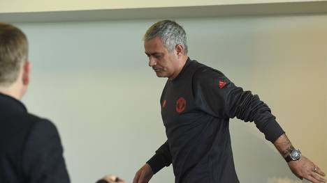 Jose Mourinho steht mit Manchester United in der K.o.-Phase der Champions League