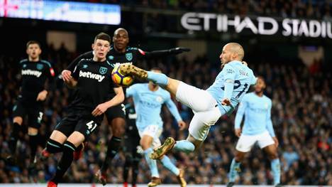 David Silva sorgt spektakulär für Manchester Citys Siegtreffer