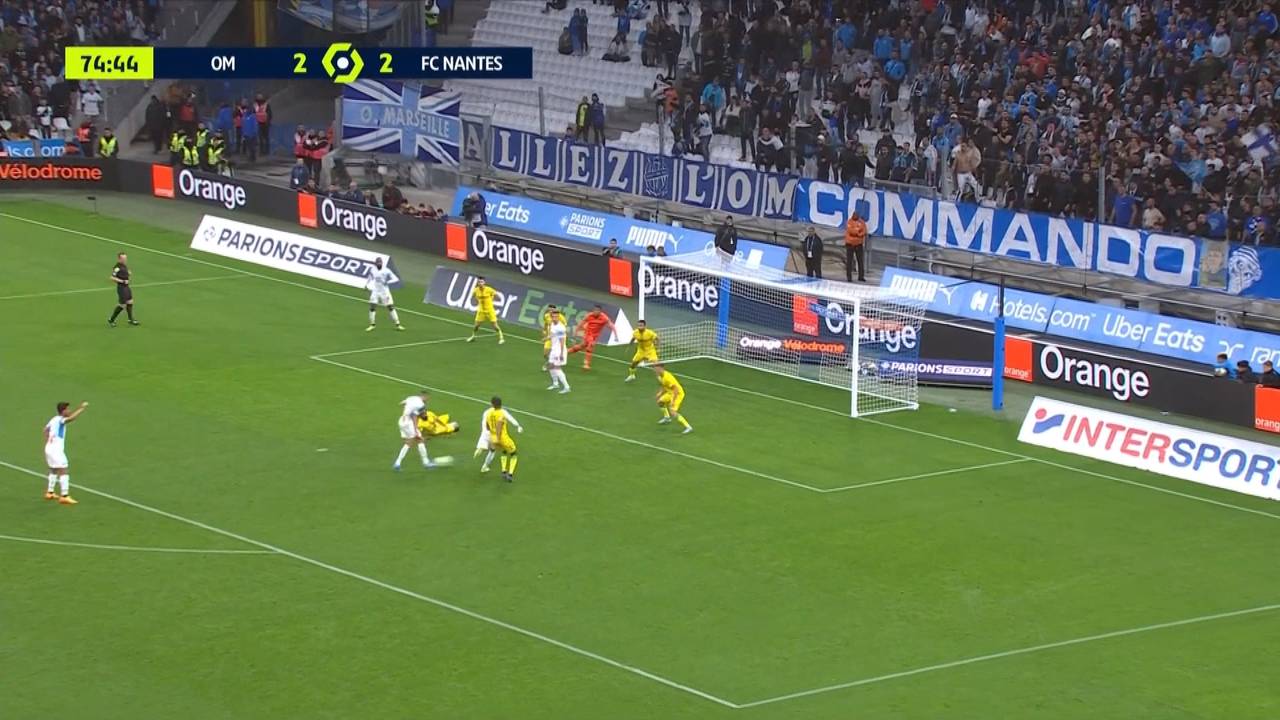 Olympique Marseille - FC Nantes (3:2): Tore und Highlights