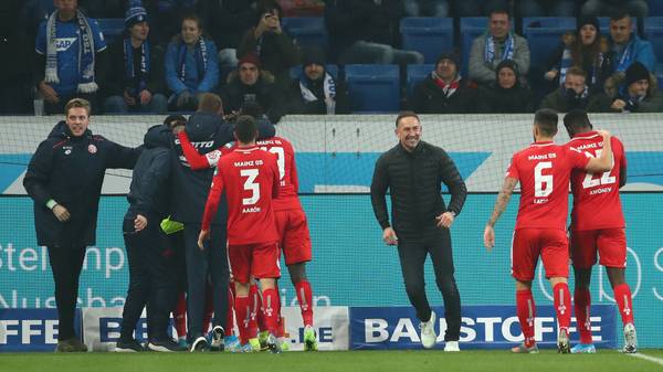 Achim Beierlorzer feierte zum Einstand als Mainz-Coach einen 5:1-Sieg bei der TSG Hoffenheim 