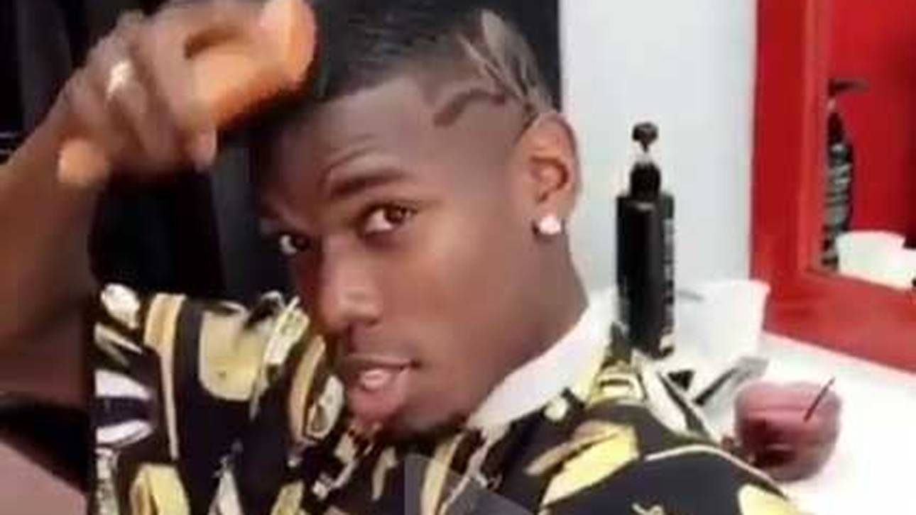 Pogba mit Botschaft in neuer Frisur