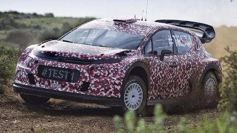Citroen hat die ersten Testfahrten mit dem neuen World Rally Car absolviert
