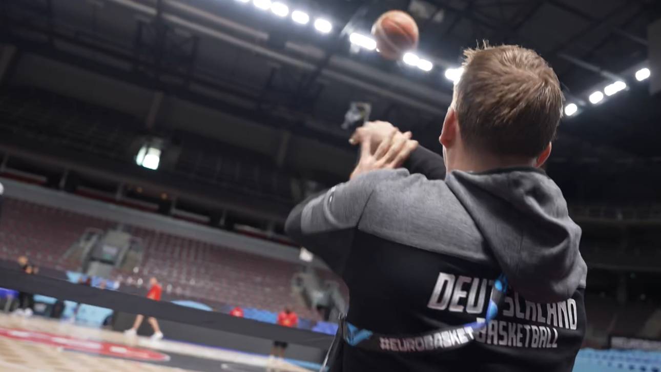 Im Sitzen! Deutschland-Star ahmt Doncic nach