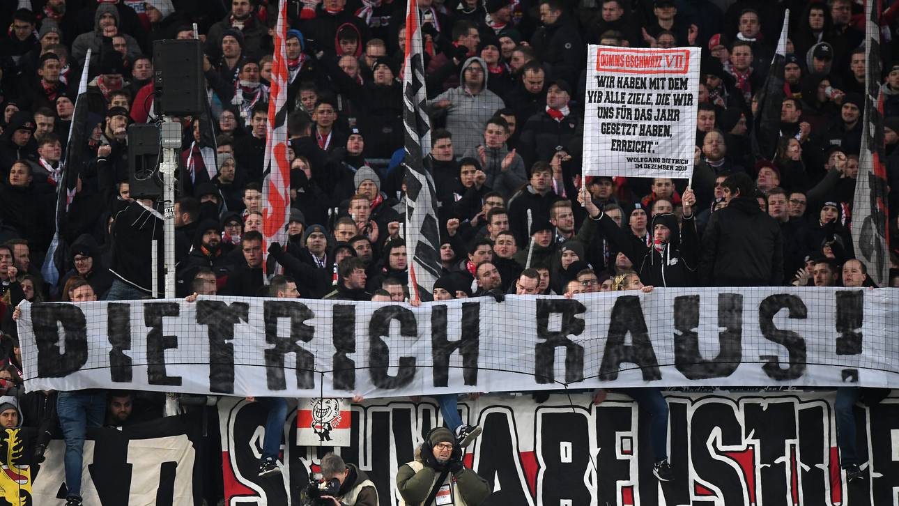 VfB Stuttgart zeigt eigene Fans an