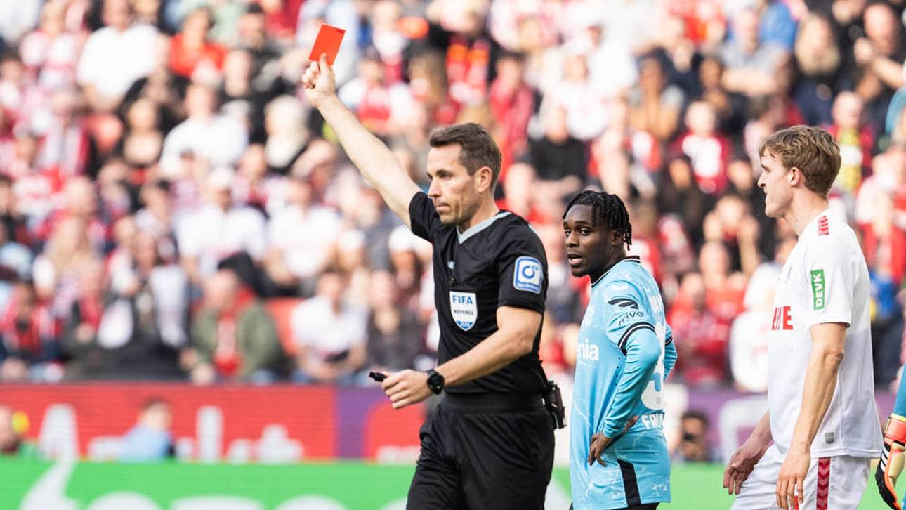 Wirbel um Platzverweis im Rhein-Derby