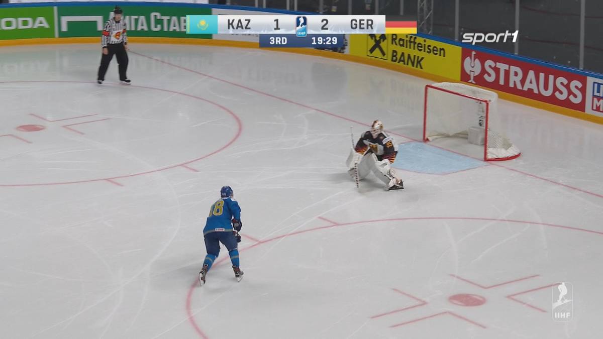 Eishockey-WM: Kasachstan - Deutschland (3:2): Tore und Highlights im Video