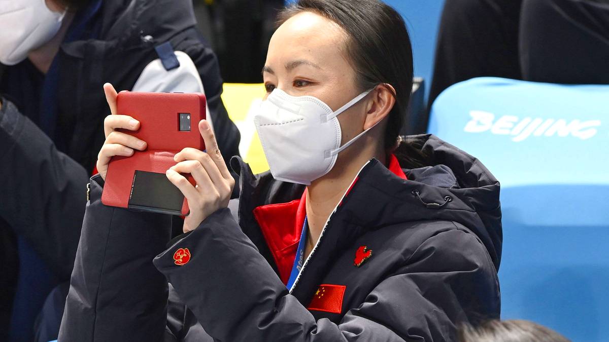 Peng Shuai war als Zuschauerin bei den Olympischen Spielen in Peking