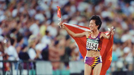 Wang Junxia hält noch heute den Weltrekord im 3000-Meter-Lauf