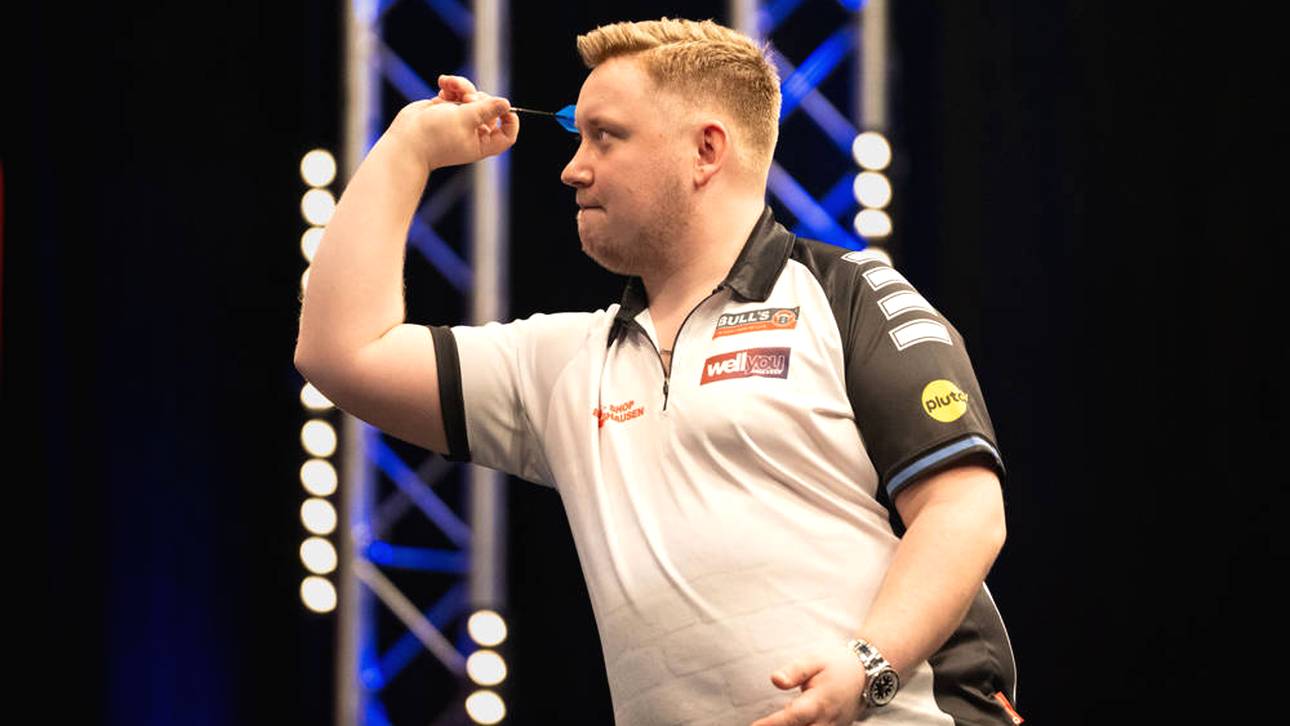 Darts-Action mit Schindler im Free-TV