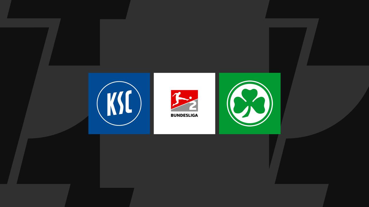 2. Bundesliga heute: Karlsruhe gegen Fürth