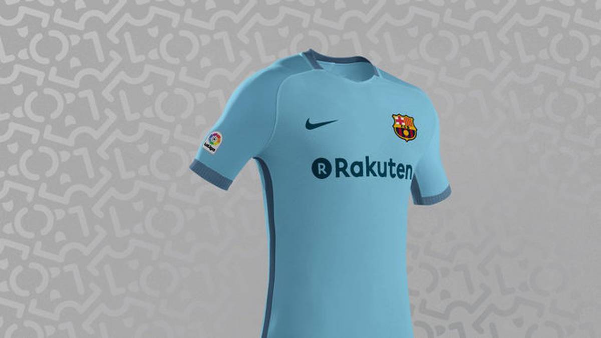 Beim zweiten Kit stellt sich die Frage: Ist das noch Barcelona oder doch schon Manchester City?