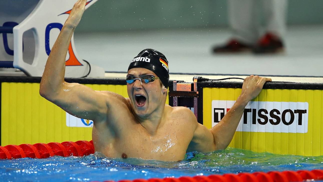 Hentschel schwimmt zu Gold