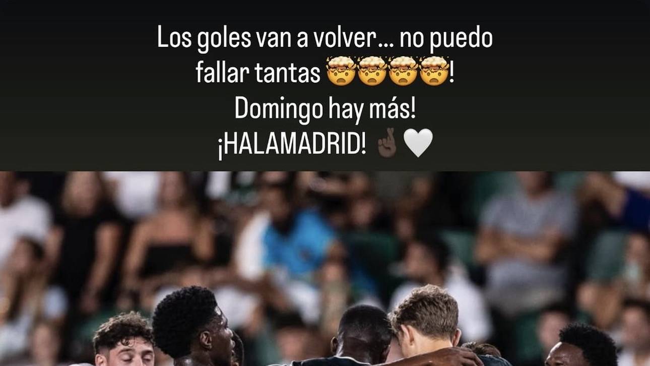 Vinícius Júnior reagiert auf Instagram auf seine Torflaute bei Real Madrdi