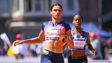 Sydney McLaughlin sprintete bei den US-Trials zum Weltrekord über 400 m Hürden