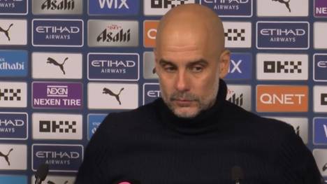 Pep Guardiola, Trainer von Manchester City, erklärt seine ehrliche Meinung zum spannenden Titelrennen von City mit dem FC Arsenal und FC Liverpool in der Premier League.