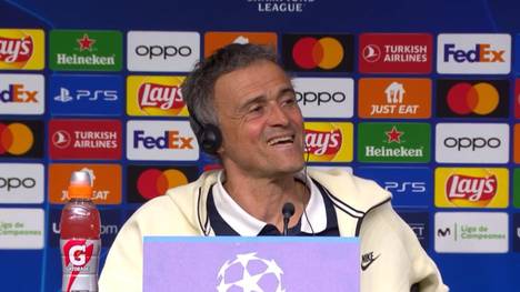 PSG-Trainer Luis Enrique erklärt auf der Pressekonferenz vor dem Champions-League-Spiel gegen Real Sociedad, wie er mit den Fragen zu Kylian Mbappé umgeht.