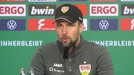 Deniz Undav überrascht nach dem Pokalspiel mit der Aussage, dass Bayer Leverkusen und der VfB Stuttgart die derzeit besten deutschen Mannschaften seien. Den FC Bayern lässt er außen vor. Nun reagiert Trainer Sebastian Hoeneß.