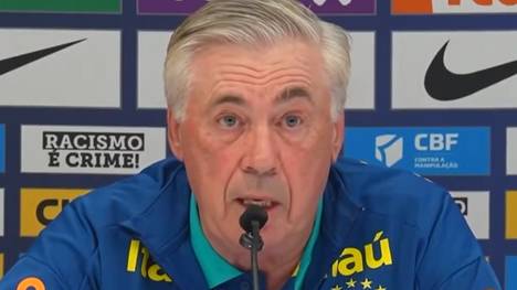 Brasiliens neuer Trainer Carlo Ancelotti ist der Meinung, dass Vinicius Junior noch nicht sein ganzes Potenzial in der Nationalmannschaft abgerufen hat. Dennoch ist der Coach von seinem Superstar überzeugt.