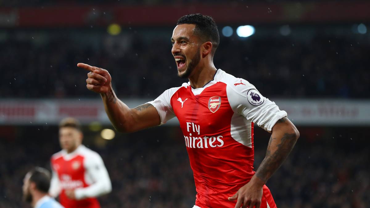 Alle anderen haben normalen Stuhlgang, Theo Walcott