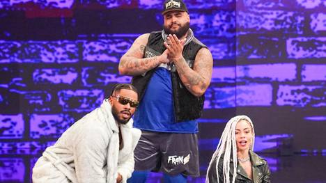Hit Row (Ashante Adonis, Top Dolla und B-Fab, v.l.) sind zurück bei WWE