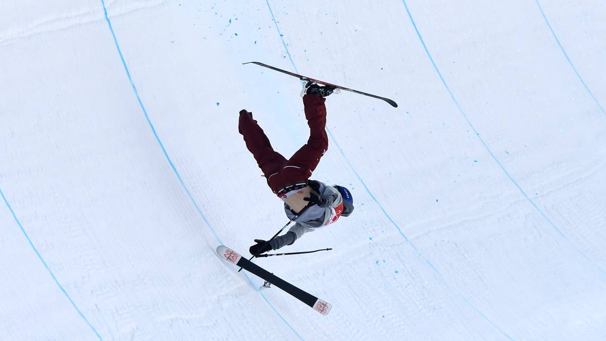 Die Landung in der Halfpipe ist schmerzhaft
