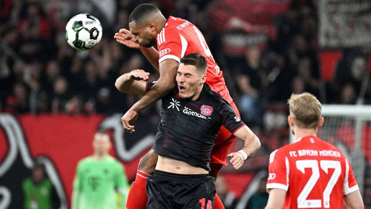 Patrik Schick hatte gegen die Bayern-Verteidiger fast immer das Nachsehen