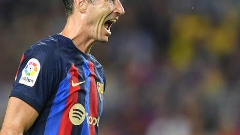 Robert Lewandowski trifft zum ersten Mal für Barcelona