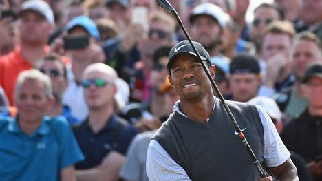 Tiger Woods liegt vor dem letzten Tag der British Open auf dem geteilten fünften Platz