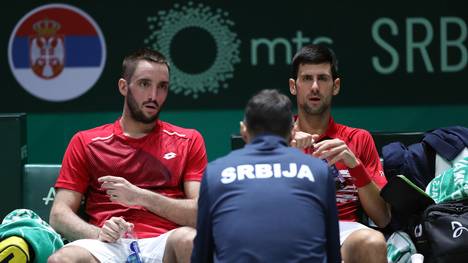Novak Djokovic und Viktor Troicki verpassten knapp den Halbfinal-Einzug
