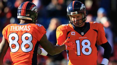 Peyton Manning und Demaryius Thomas von den Denver Broncos