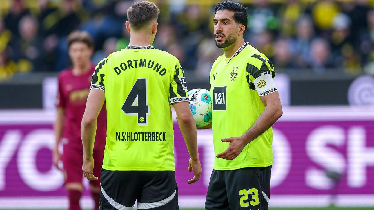 Dortmund in Augsburg ohne Schlotterbeck – Can dabei
