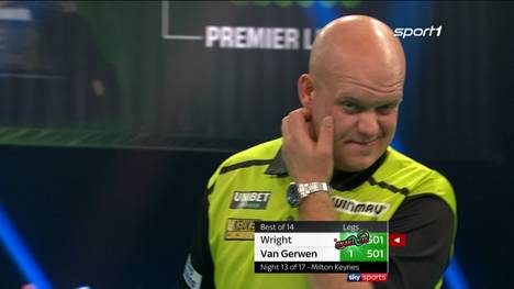 Die Neuauflage des WM-Finals endet einseitig: Peter Wright gewinnt haushoch gegen einen verzweifelnden Michael van Gerwen