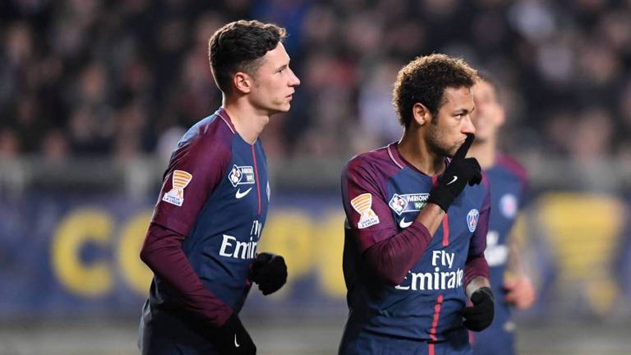 Julian Draxler (l.) an der Seite von Neymar