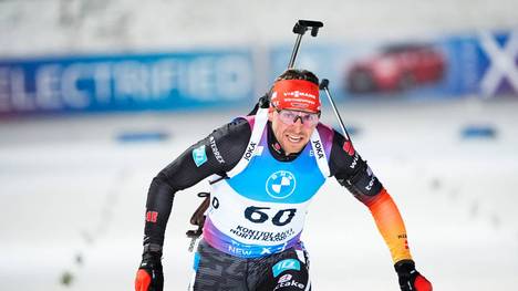 Philipp Nawrath schafft es im Sprint von Kontiolahti auf das Podium