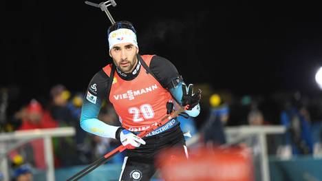 Martin Fourcade of France competes in the 20 km individual event at the Biathlon IBU World Cup in Ostersund, Sweden on December 4, 2019. (Photo by Fredrik SANDBERG / TT NEWS AGENCY / AFP) / Sweden OUT (Photo by FREDRIK SANDBERG/TT NEWS AGENCY/AFP via Getty Images)