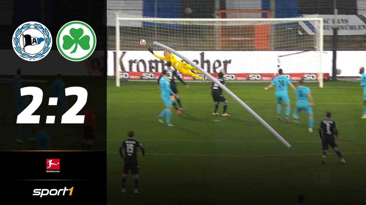 Arminia Bielefeld - Greuther Fürth (2:2): Tore und Highlights | 1. Bundesliga