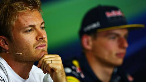 Nico Rosberg (l.) hatte mit Max Verstappen einst so seine Probleme