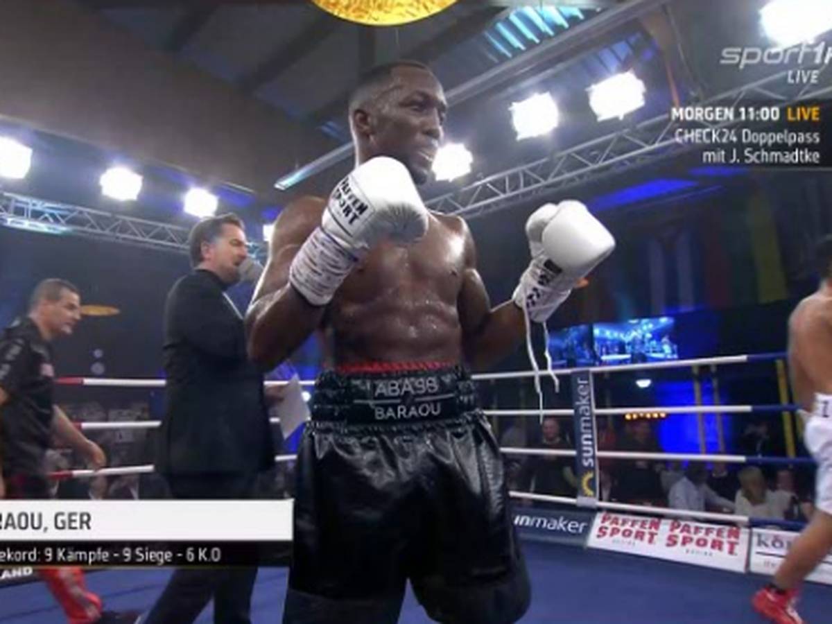 Boxen Abass Baraou gewinnt in Hamburg, Artem Harutyunyan mit TKO