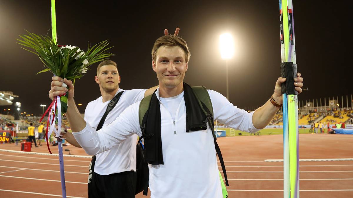 Speerwerfen - THOMAS RÖHLER, ANDREAS HOFMANN: Heißer Gold-Anwärter ist natürlich auch Rio-Olympiasieger Thomas Röhler (r.). Zusammen mit Vetter und Andreas Hofmann (l.) könnte es einen kompletten Medaillensatz für Deutschland geben. SPORT1-Prognose: Die größte Goldbank für Deutschland, selbst ein Doppelsieg ist drin