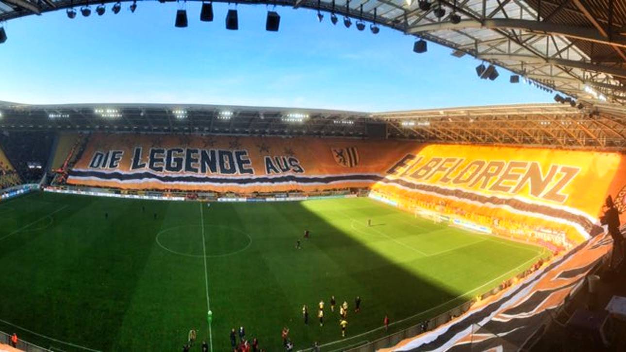 Dresden mit gigantischer Choreo