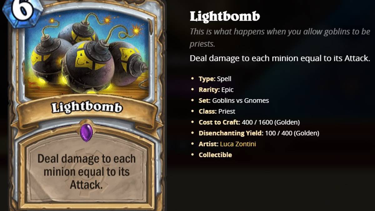 Priest: Lightbomb