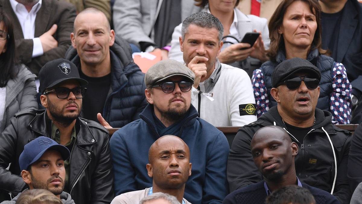 Auch Hollywood-Star Leonardo DiCaprio ist fürs Finale wieder da und verfolgt das Match mit großem Interesse