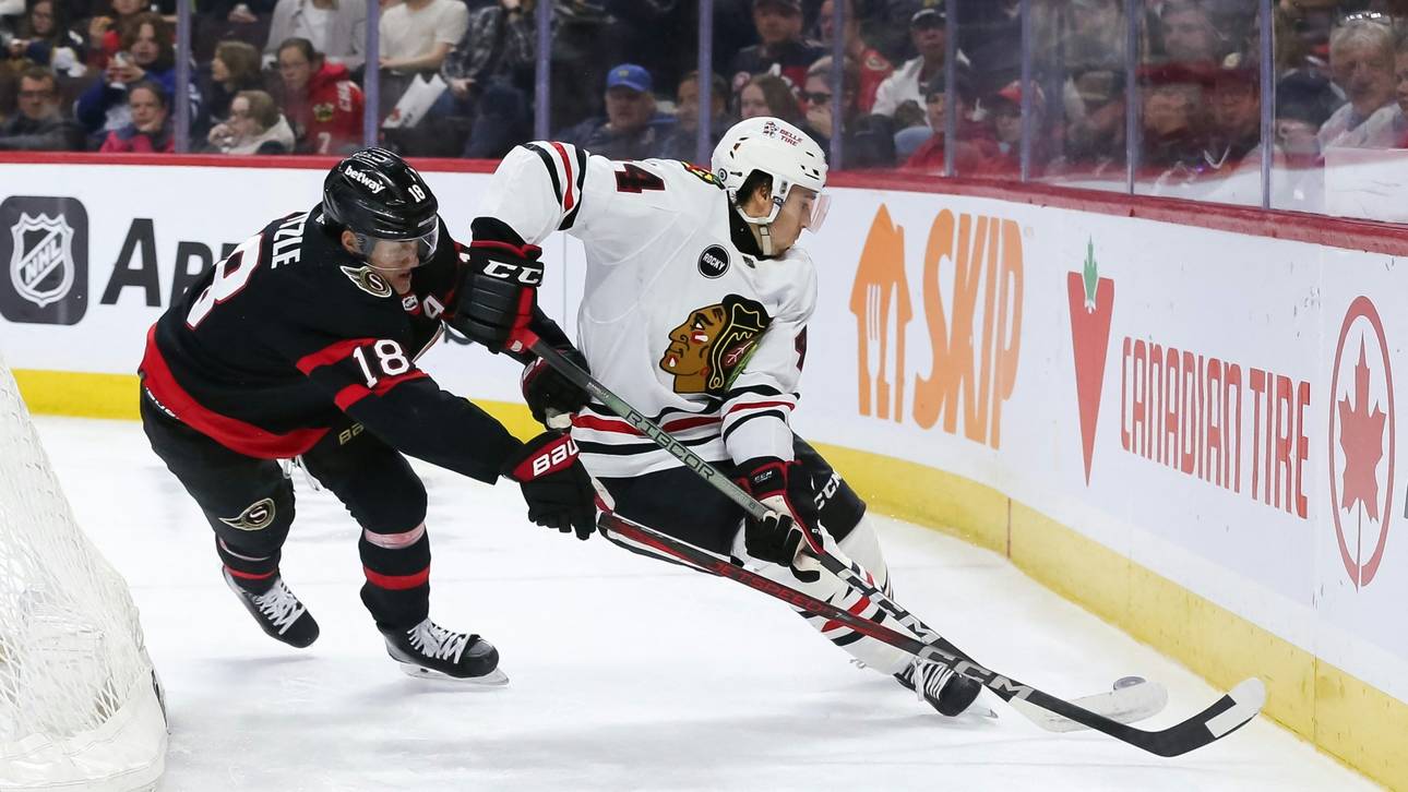 NHL: Stützle geht mit Ottawa baden